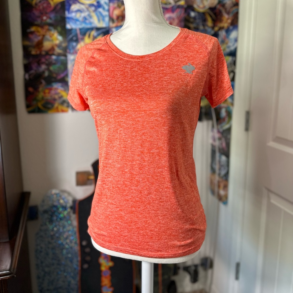 Run in Rabbit Orange Tech Tee Short Sleeve